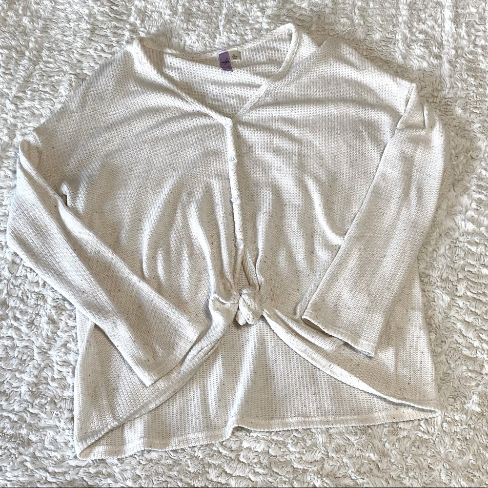 Speckled White/Cream Long Sleeve